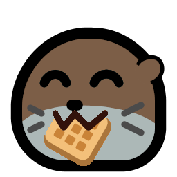 :neootter_laugh_nom_waffle:
