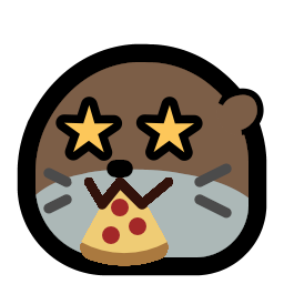 :neootter_starstruck_nom_pizza:
